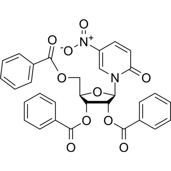 5-Nitro-1-(2,3,5-tri-O-benzoyl-β-D-ribofuranosyl)-2(1H)-pyridinone 59892-37-4